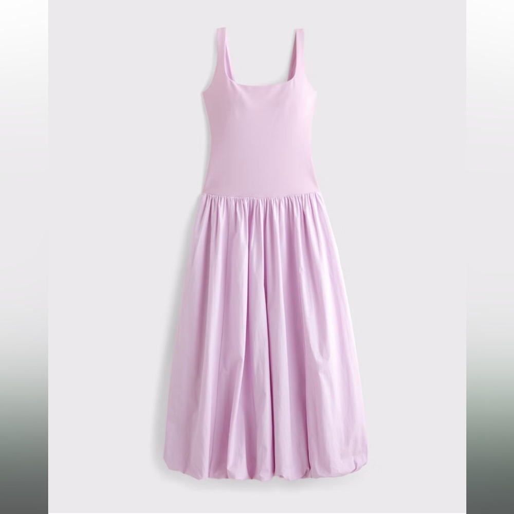 Abercrombie Elegant Lavender Midi Dress